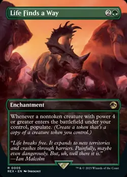 [1x] Life Finds a Way - Borderless Near Mint, English The Lost Caverns of Ixalan - Image 1