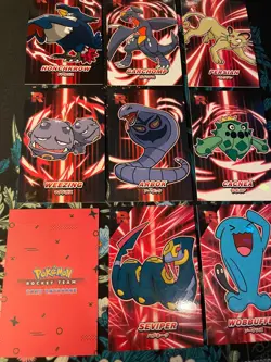 Garchomp Persian Cracked Holo Team Rocket Card Database Peru Pokemon Full Set - Image 2