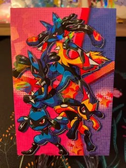 Lucario Evolutions Cracked Holo Team Rocket Card Database Peru Pokemon - Image 1