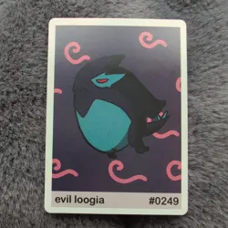 Lugia (evil loogia) #249 - Set Hit 🔥 Holo -Gen 2 Pookiemoot Fan Art -Pokemon NM - Image 1