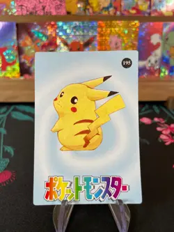 Pikachu Walking #193 Pokemon Vintage Prism Vending Sticker NM US SELLER - Image 2