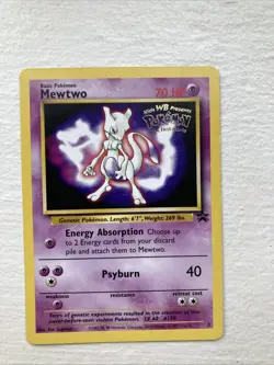 Pokemon TCG Mewtwo 3 Black Star Promo the First Movie - Image 1