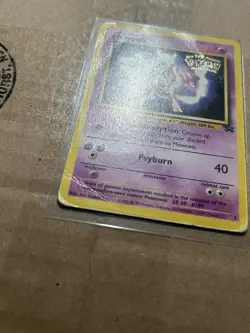 Pokemon TCG Mewtwo #3 Black Star Promo the First Movie 1998 HP - Image 2