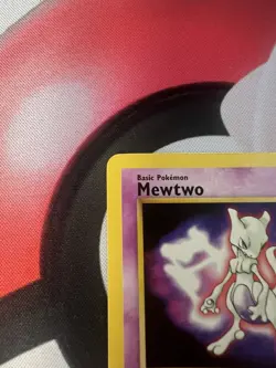 Pokemon TCG Mewtwo #3 Black Star Promo the First Movie 1999 LP - Image 4
