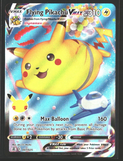 2021 Pokemon TCG Flying Pikachu VMAX 007/025 Celebrations Ultra Rare - Image 1