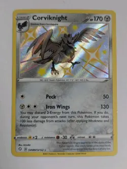 Corviknight SV089/SV122 Shining Fates: Shiny Vault Holo Pokemon TCG NM - Image 1
