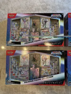Pokemon TCG Prismatic Evolutions Premium Figure Collection | SEALED Lot Of 4 - Image 3