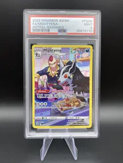 2022 Pokemon SWSH #TG09 Full Art/MIGHTYENA Astral Radiance MINT PSA 9 - Image 1