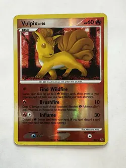 Pokemon Vulpix 2009 Reverse Holo #SH6 - Image 1