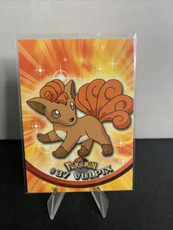 Vulpix #37 - 1999 Topps Pokemon TV Animation Edition Series 1 Red Label - Image 1