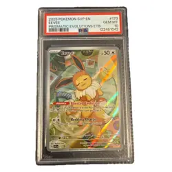 Pokemon TCG Prismatic Evolutions Eevee Black Star Promo #173 PSA 10 - Image 1