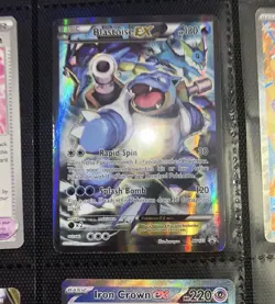 Pokemon TCG Blastoise EX XY122 Full Art Holo Promo XY - Image 1