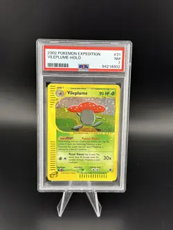 PSA 7 NEAR MINT Pokemon Vileplume Holo Rare 2002 Expedition #31/165 - Image 1