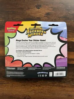 Pokemon Ascended Heroes Tech Sticker Collection 3 Pack New Sealed LOT of 4 - Image 4