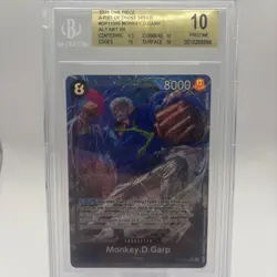 Monkey D. Garp Alternate Art One Piece Op11-095 Fist Of Divine Speed BGS 10 - Image 1