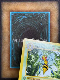 Pokemon Beedrill 17/102 Base Set Shadowless Rare 1st Edition LP - Image 3