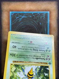 Pokemon Beedrill 17/102 Base Set Shadowless Rare 1st Edition LP - Image 5