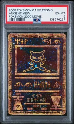 2000 POKEMON GAME MOVIE POKEMON 2000 MOVIE ANCIENT MEW PSA 6 - Image 1