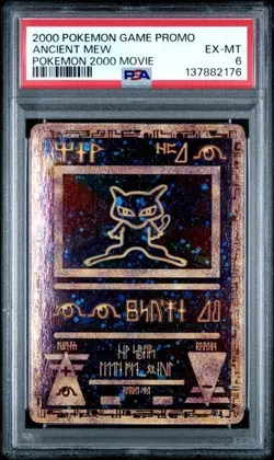 2000 POKEMON GAME MOVIE POKEMON 2000 MOVIE ANCIENT MEW PSA 6 - Image 1