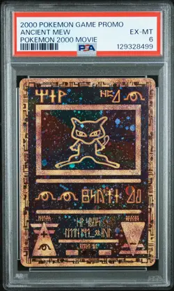 2000 POKEMON GAME MOVIE POKEMON 2000 MOVIE ANCIENT MEW PSA 6 - Image 1