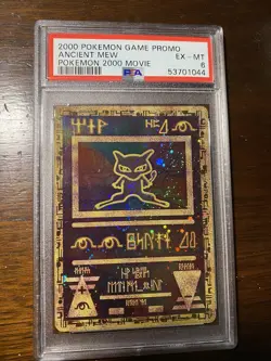 2000 POKEMON GAME PROMO ANCIENT MEW POKEMON 2000 MOVIE PSA 6 - Image 1