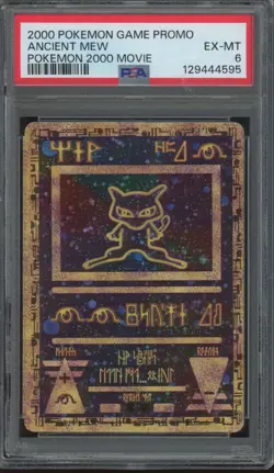 2000 Pokemon Game Promo 2000 Pokemon Movie Ancient Mew PSA 6 - Image 1