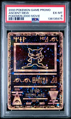 2000 POKEMON GAME MOVIE POKEMON 2000 MOVIE ANCIENT MEW PSA 6 - Image 1