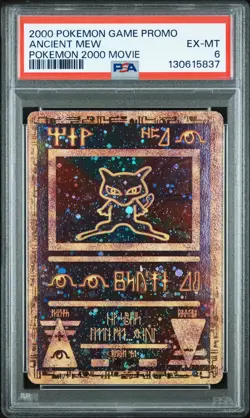 2000 POKEMON GAME MOVIE POKEMON 2000 MOVIE ANCIENT MEW PSA 6 - Image 1