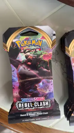 Pokemon Rebel Clash Booster Pack Sleeved Art Set - Image 2