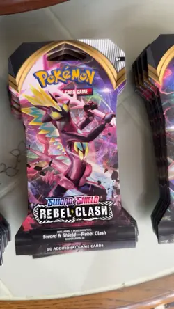 Pokemon Rebel Clash Booster Pack Sleeved Art Set - Image 4