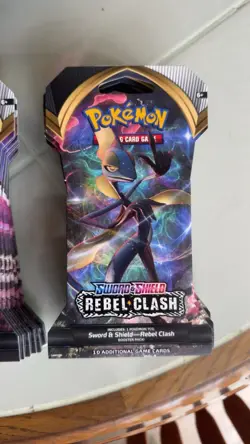 Pokemon Rebel Clash Booster Pack Sleeved Art Set - Image 5