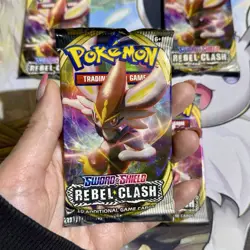 Pokemon TCG Rebel Clash Booster Packs (SEALED) 5 x Packs - Image 2