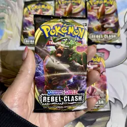 Pokemon TCG Rebel Clash Booster Packs (SEALED) 5 x Packs - Image 3