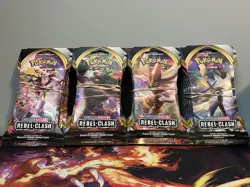 Pokemon Rebel Clash Sleeved Booster Packs (x32) - Image 1