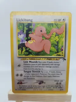 Pokemon Lickitung 16/18 Southern Islands Rare Regular English TCG Card 2001 - Image 1
