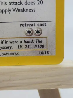 Pokemon Lickitung 16/18 Southern Islands Rare Regular English TCG Card 2001 - Image 2