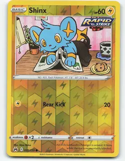 Shinx (39) #039/159, Reverse Holo Pokemon card - Image 1