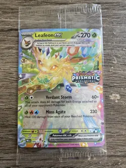 Leafeon ex 006/131 Prismatic Evolutions Promo Sealed Pokemon Trading Card Game - Image 1