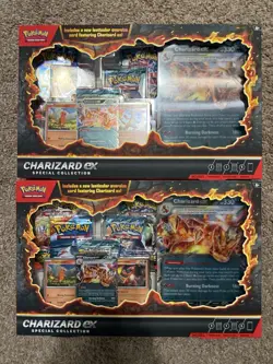 2x Pokemon Trading Card Game: Charizard ex Special Collection Box Set New Sealed - Image 1