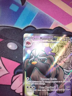 Arven's Mabosstiff ex 218/182 Destined Rivals Secret Rare Full Art Pokemon Card - Image 5