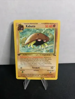 Pokemon TCG Kabuto 1st Edition Fossil, 1st Edition Common Card 50/62 - Image 3