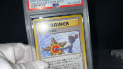 PSA 9 Misty's Tears Banned Gym Heroes 1st Mint Japanese Pokemon Card No symbol - Image 2