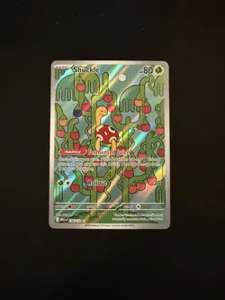 Pokemon TCG Shuckle 136/132 Me01: Mega Evolution - Holo, Illustration Rare - Image 2