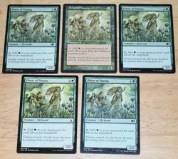 MTG 5x Green Elf Druid PRIEST OF TITANIA - Image 1