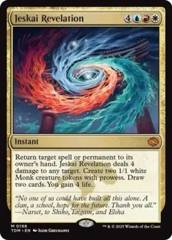 x2 (1 Borderless 1 Regular) NM - Jeskai Revelation - Magic the Gathering - Image 2