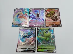 5 Card Set - Pokemon Chilling Reign Lapras Vmax Articuno V Full Arts NM - Image 1