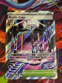 Battle Cage 116/094 Me02: Phantasmal Flames Holo Pokemon Card - Image 1