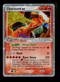 Charizard ex 105/112 EX Fire Red Leaf Green FRLG 2004 Holo Rare Pokemon Card TCG - Image 1