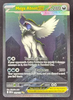 2025 Pokemon Mega Evolution #180/132 Mega Absol ex Special Illustration Rare - Image 1