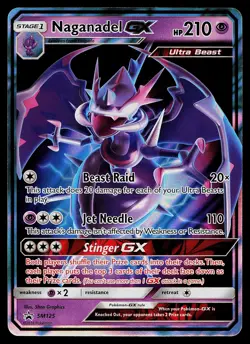 Pokemon Card - Naganadel GX Sun & Moon Promo SM125 Holo - Image 1
